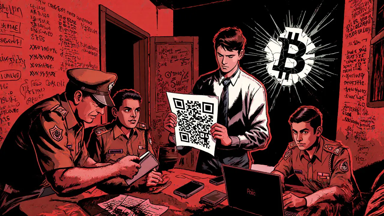 Police seize crypto devices during a raid on a student&#039;s apartment in Bangladesh.