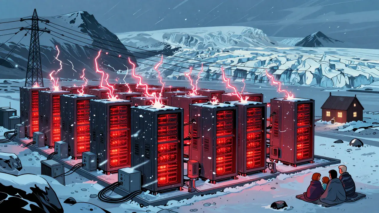 Iceland Crypto Mining Restrictions by National Power Company