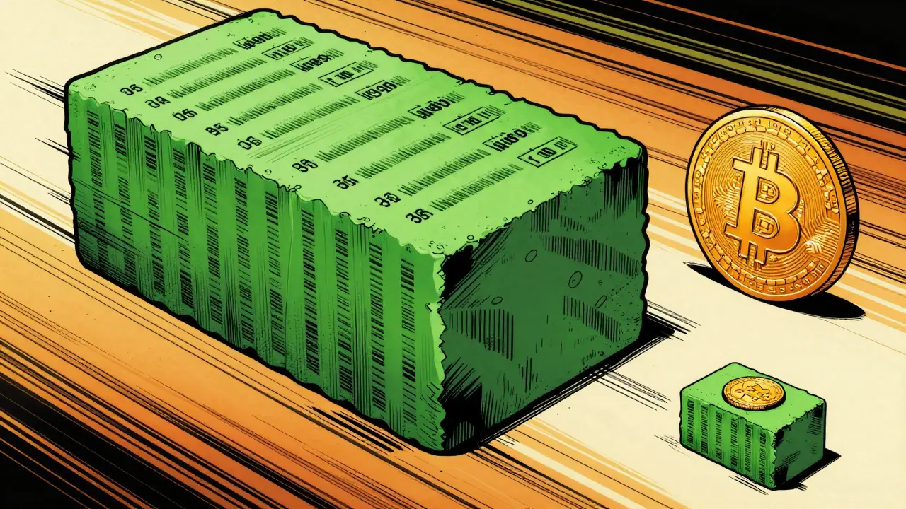Large BSV block processing transactions versus small Bitcoin block