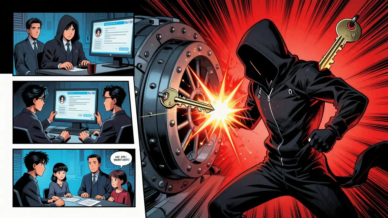 A hacker fails to steal crypto as multisig defenses activate protectively.