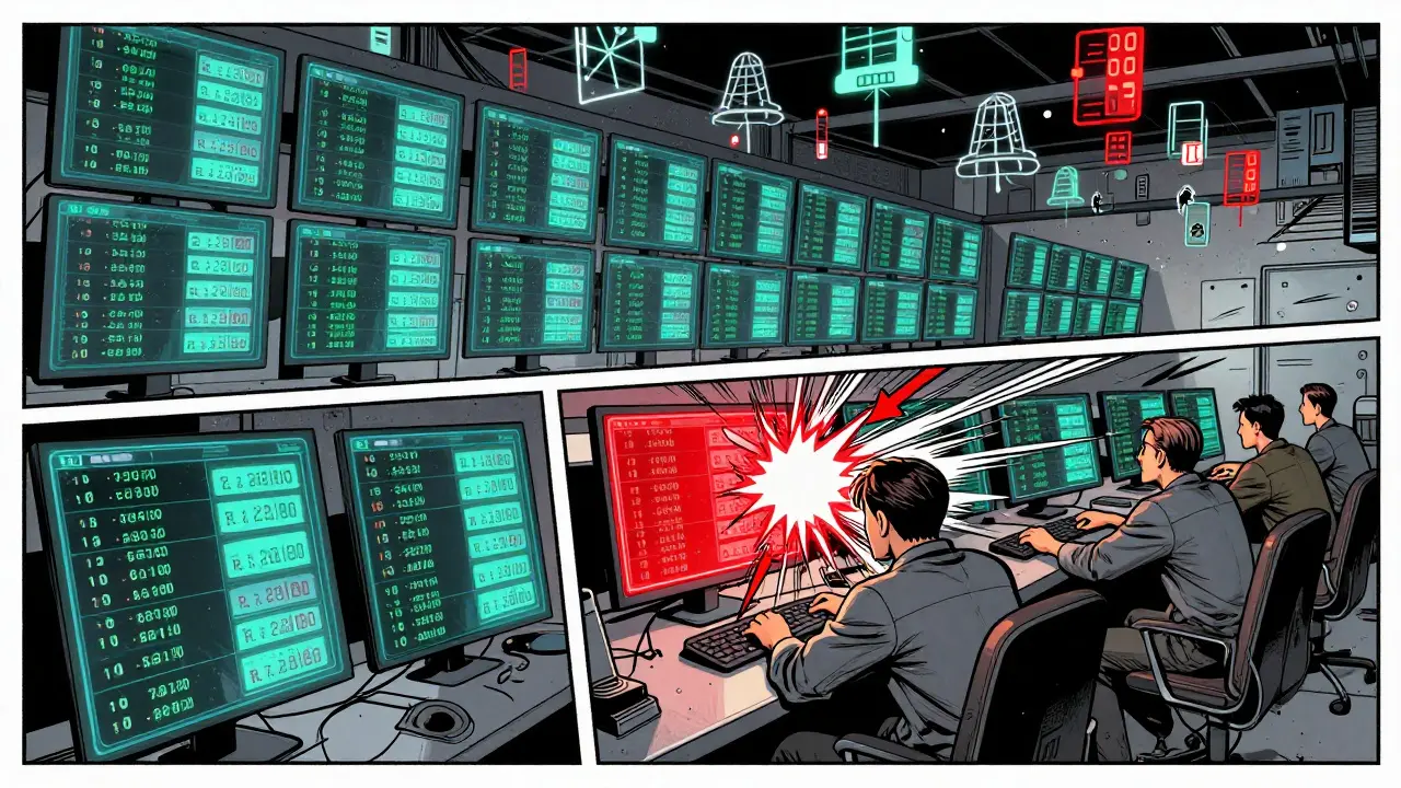 Mining pool engineers adjusting an extra nonce in a coinbase transaction, with holographic nonce ranges flashing and Merkle trees in the background.