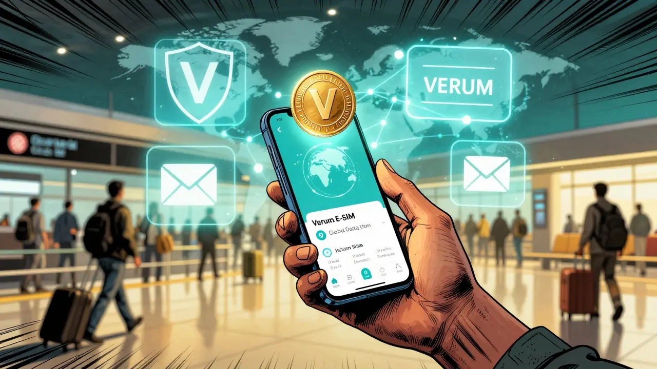 What is Verum Coin (VERUM)? The Privacy-Focused Crypto with Messenger, E-SIM, and VPN Integration