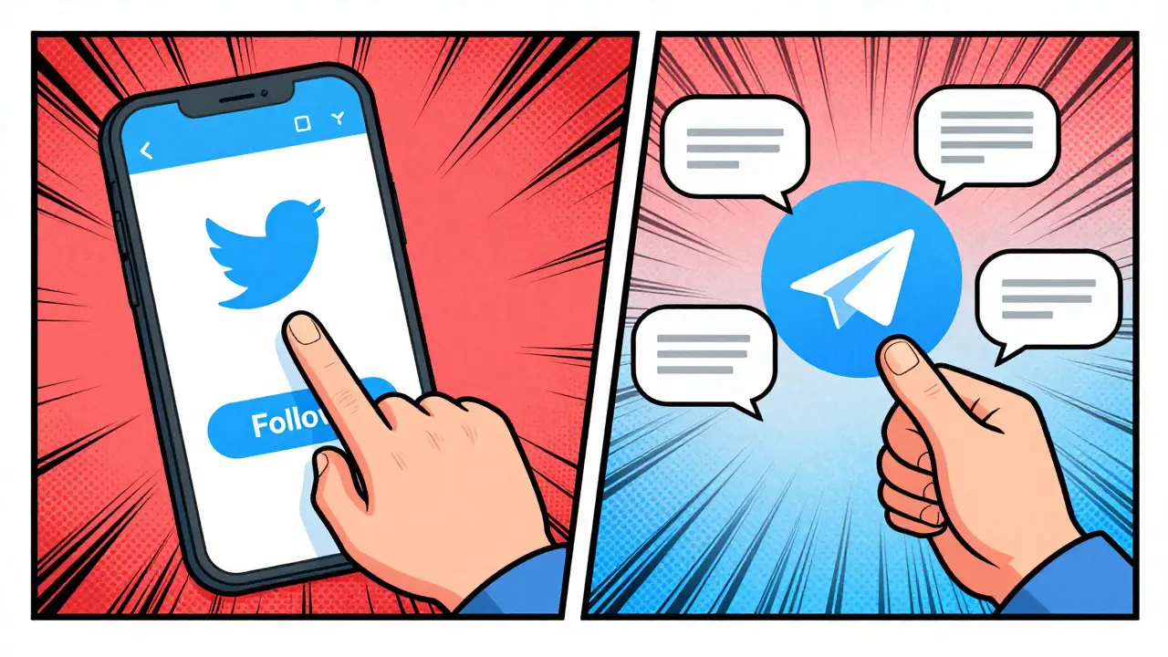Stylized hands engaging with social media apps for airdrop