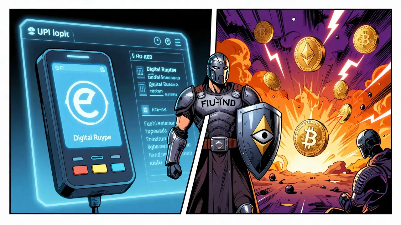 Digital Rupee stability vs volatile crypto under regulation