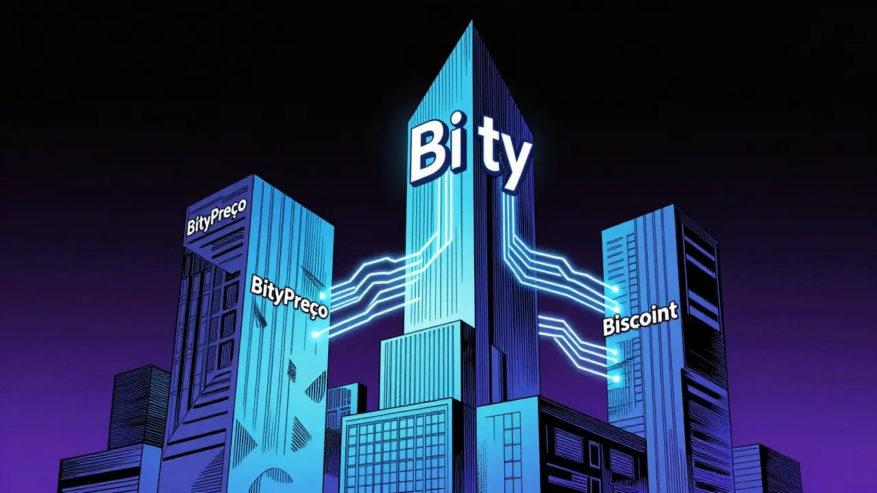 Digital towers merging to form a unified Bity platform