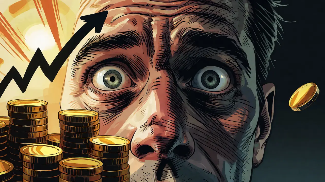 Split-screen trader face showing hope versus low liquidity risks